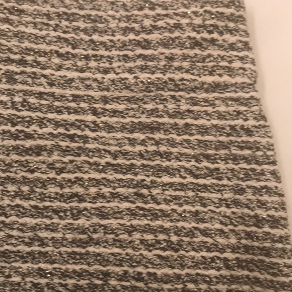 Banana Republic black-white-shimmer knit skirt. OP - Picture 3 of 3